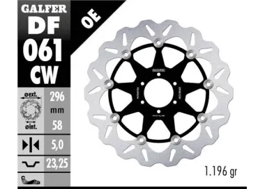 DISQUE DE FREIN GALFER WAVE HONDA (JOGO)
