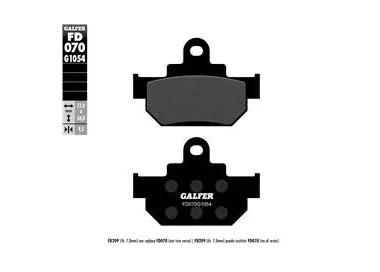 PASTILLAS GALFER FD068G1375 (JUEGO)