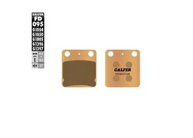 PASTILLAS GALFER FD068G1375 (JUEGO)