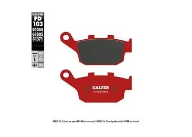 PASTILLAS GALFER FD068G1375 (JUEGO)