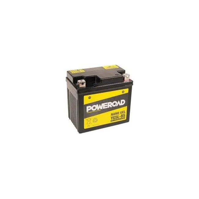 BATERIA POWEROAD YG5L-BS SELLADAS DE ELECTROLÍTICO/GEL
