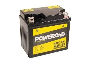 BATERIA POWEROAD YG5L-BS SELLADAS DE ELECTROLÍTICO/GEL
