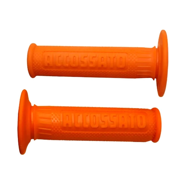 Par de Puños Accossato Off Road Monocolor Naranja | Rebesa