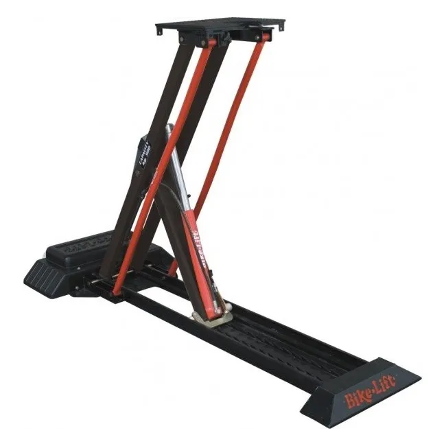 ELEVADOR BIKE-LIFT MOTO KODIAK 500 VERSION CON BOMBA DE PEDAL | Elevador de bicicletas seguro y resistente – REBESA.COM