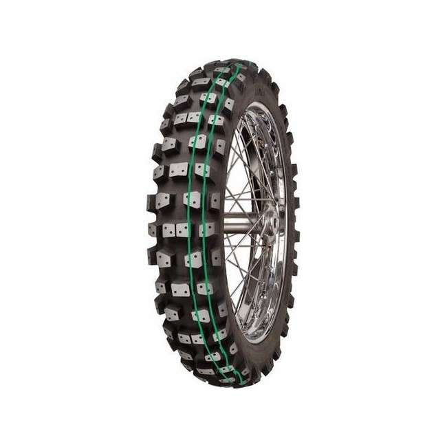 CUBIERTA MITAS 110/100-18  54M TT XT-454 SUPER SOFT EXTREME LINEA 2 VERDE (NHS)