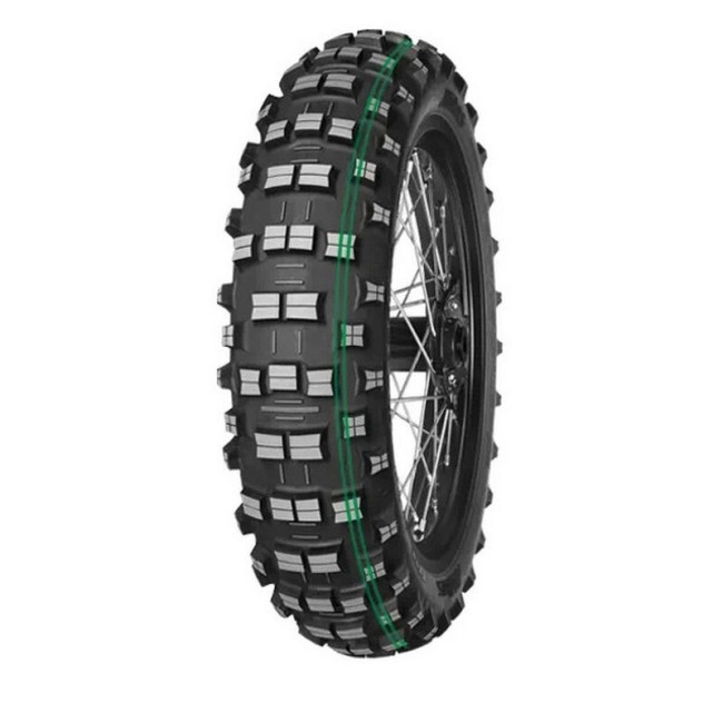 CUBIERTA MITAS 140/80 -18 70M TT TERRA FORCE-EF PRO SUPER SOFT (2 LINEAS VERDES)