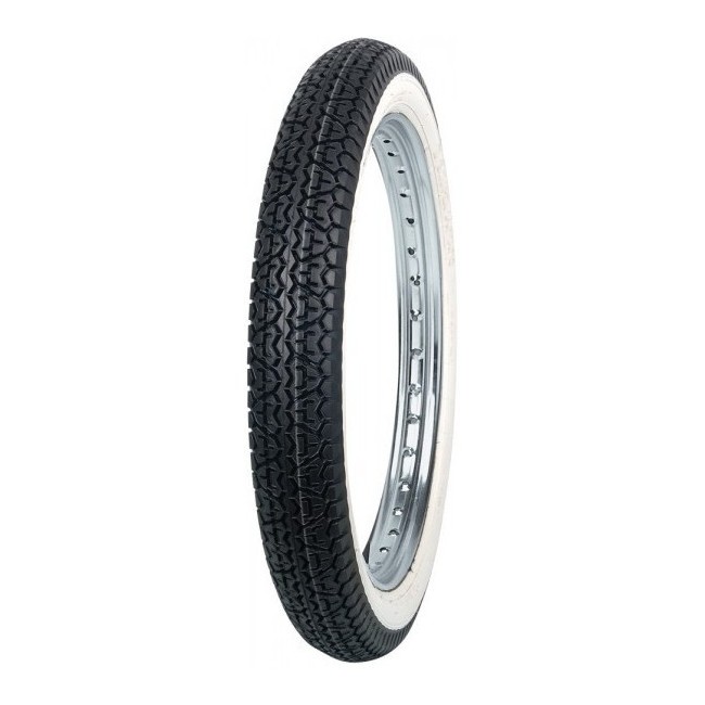 CUBIERTA MITAS 2 1/4-16 38J B8 TT E D WHITE WALL