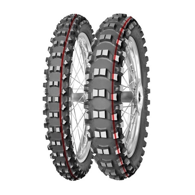 CUBIERTA MITAS 70/100-14 40M TERRA FORCE- MX SM TT BLANDO/MEDIO ROJO (NHS)