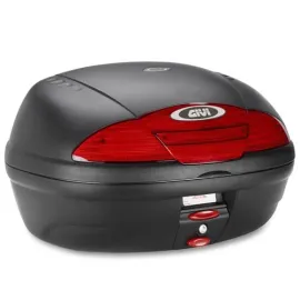 BAUL MONO LOCK 45 L. (PRETO) C/CATADIÓPTRICOS ROJO