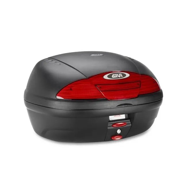 BAUL MONO LOCK 45 L. (PRETO) C/CATADIÓPTRICOS ROJO