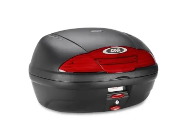 BAUL MONO LOCK 45 L. (PRETO) C/CATADIÓPTRICOS ROJO