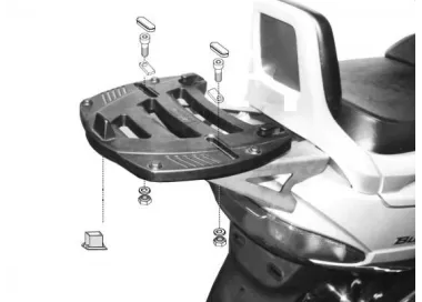 PORTAPAQUETES SUZUKI AN 250-400 98-02 PARA MALETA MONOKEY