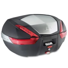 MALETA GIVI 47L NEGRO CATADRIOPTICO ROJO