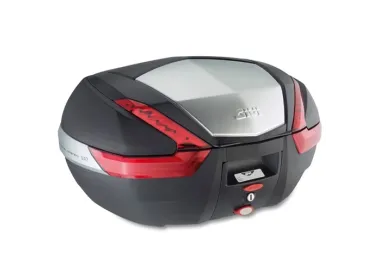 MALETA GIVI 47L NEGRO CATADRIOPTICO ROJO
