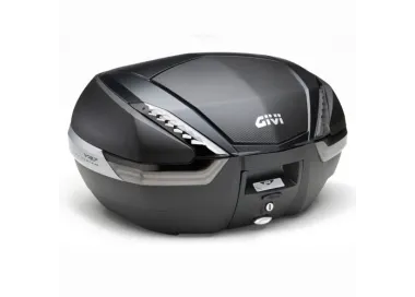 MALETA GIVI V47NNT TECH NEGRO CATADRIOPTICO BLANCO