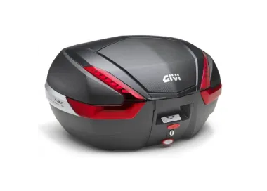 MALETA GIVI MK 47 NEGRO CATADRIOPTICO ROJO