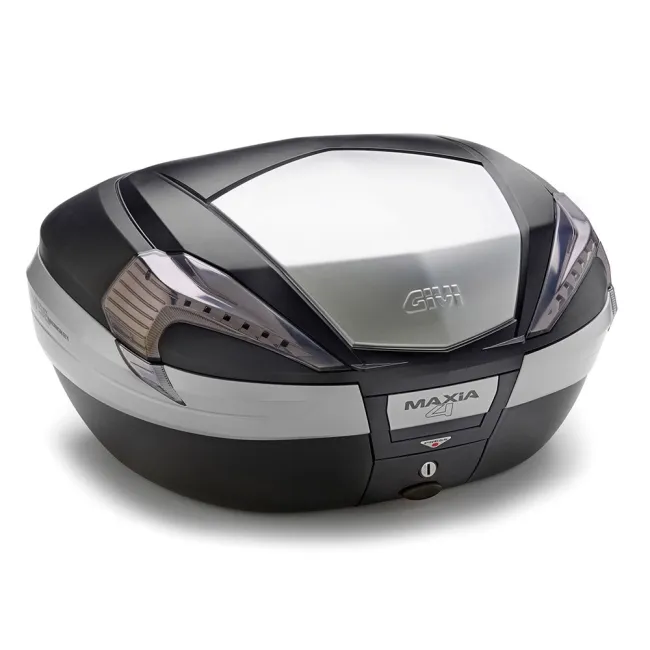 MALETA GIVI MK 56 LTS.V56/MAXIA 4.N EGRO BASE/N CATADIOPTRICO AHUMADO