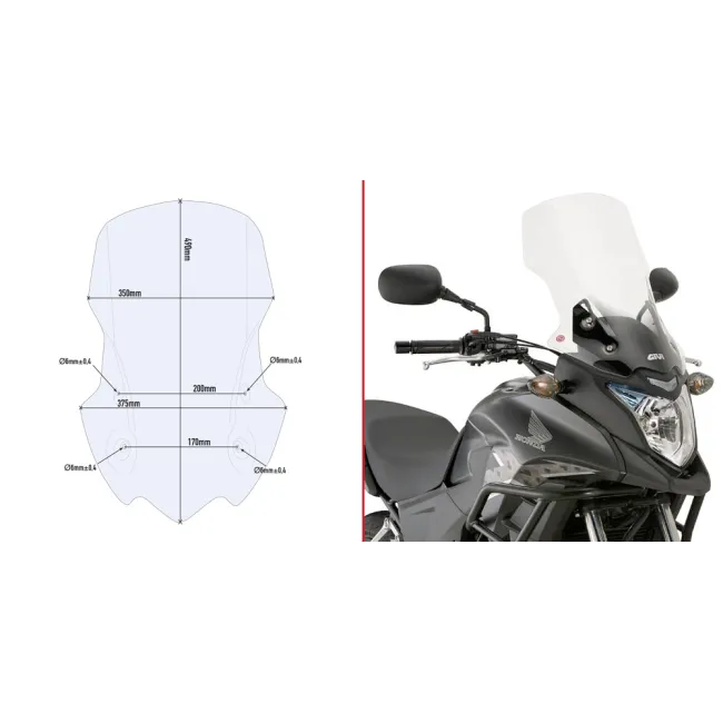 CUPULA GIVI P/KITAO HONDA.CBX.500. 13-16