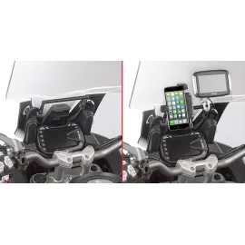 SOPORTE GIVI BARRA PDISPOSITIVOS F/ DETRAS PCA DUCATI.MULTI.END.12