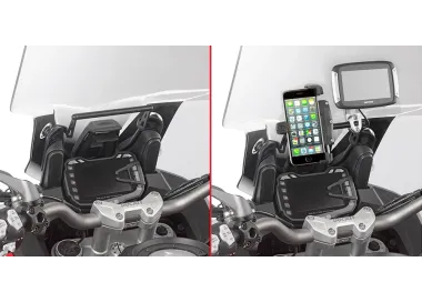 SOPORTE DETRÁS DE LA CÚPULA PARA COLOCAR GPS O SMARTPHONE - DUCATI MULTISTRADA
