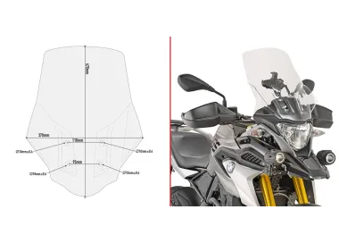 CUPULA GIVI P/KITAO BMW.G310GS.17-18
