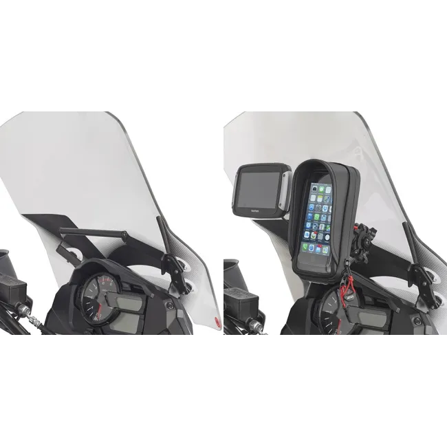 SOPORTE GIVI BARRA PDISPOSITIVOS F/ DETRAS PCA SUZUKI.DL.VSTROM.10