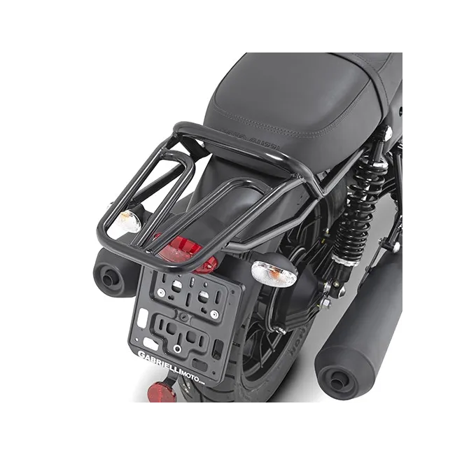 ADAPTADOR POSTERIOR PARA MALETA MONOKEY O MONOLOCK, NEGRO - MOTO GUZZI V7 III STONE / SPECIAL / Stone Night Pack (2017-2020)
