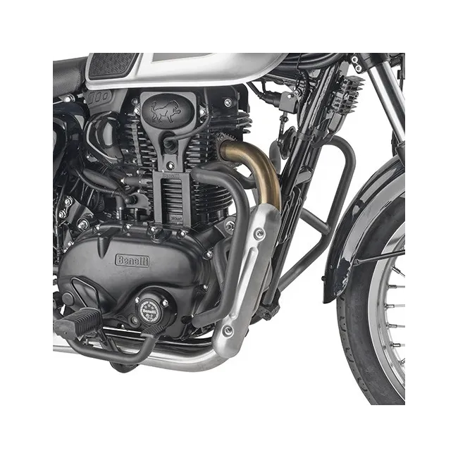 DEFENSAS DE MOTOR TUBULAR Ø 25 mm, NEGRO - BENELLI IMPERIALE 400 (2020)