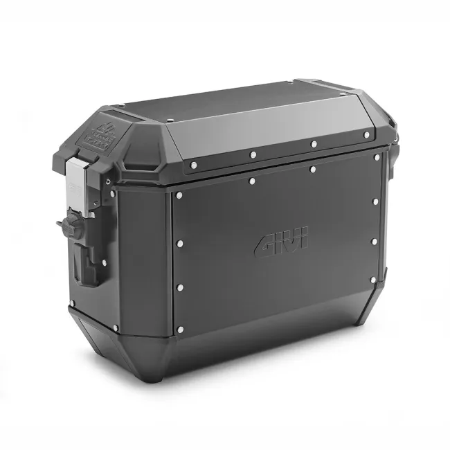CONJUNTO DE CAIXAS LATERAIS TREKKER ALASKA PRETO ALUMÍNIO 36L