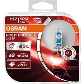 LAMPARA OSRAM H7 12V55W PX26D NIGHT BREAKER (SET 2 UDS)