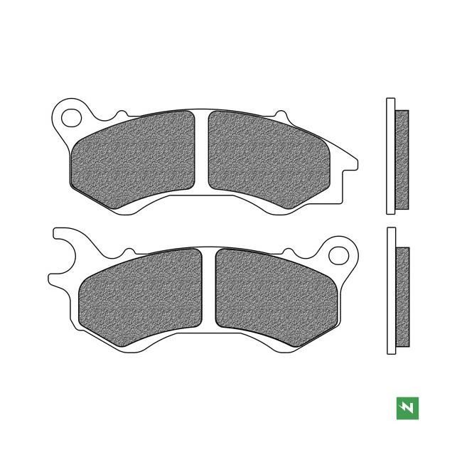 PASTILLAS DE FRENO SCOOTER ACTIVE ORGANICA