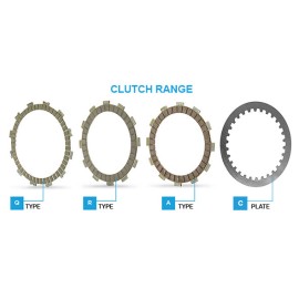 SET DISCOS DE EMBRAGUE SUZUKI GN250 / GZ 250 / TU 250 / VL  INTRUDER 250
