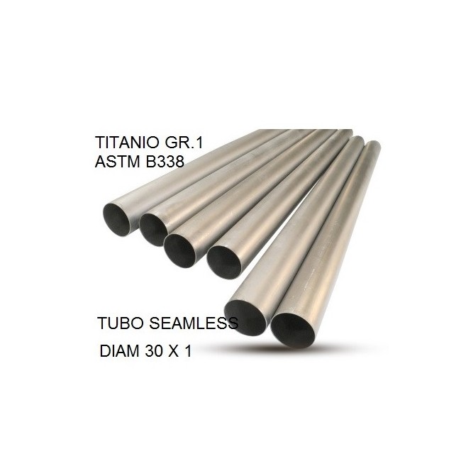 ESCAPE GPR Cafè Racer Tubo titanio seamleSs D. 30mm X 1mm L.