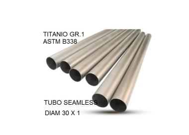 ESCAPE GPR Cafè Racer Tubo titanio seamleSs D. 30mm X 1mm L.