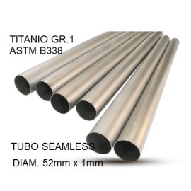 ESCAPE GPR Cafè Racer Tubo titanio seamleSs D. 52mm X 1mm L.