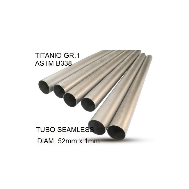 ESCAPE GPR Cafè Racer Tubo titanio seamleSs D. 52mm X 1mm L.