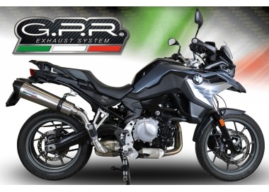 ESCAPE GPR  Bmw F 750 Gs 2018/20 e4  homologado y tubo d