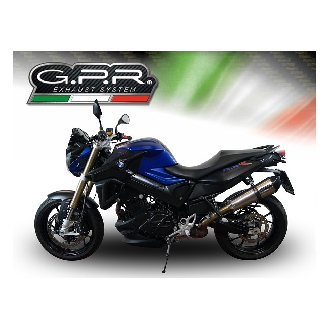 ESCAPE GPR Bmw F 800 R 2017/19 e4 homologado y tubo de ESCAPE GPR Bmw F 800 R 2017/19 e4 homologado y tubo de
