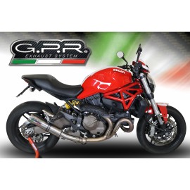 ESCAPE GPR  Ducati Monster 1200 S/R 2017/20 e4  homologa