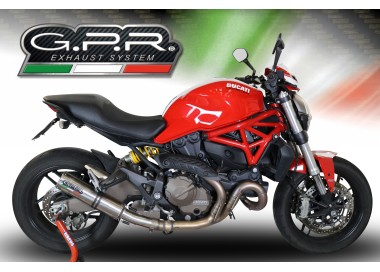 ESCAPE GPR  Ducati Monster 1200 S/R 2017/20 e4  homologa