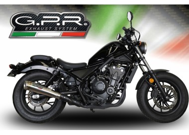 ESCAPE GPR  Honda Cmx 500 Rebel 2018/20 e4  homologado y