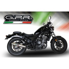 ESCAPE GPR  Honda Cmx 500 Rebel 2018/20 e4  homologado y
