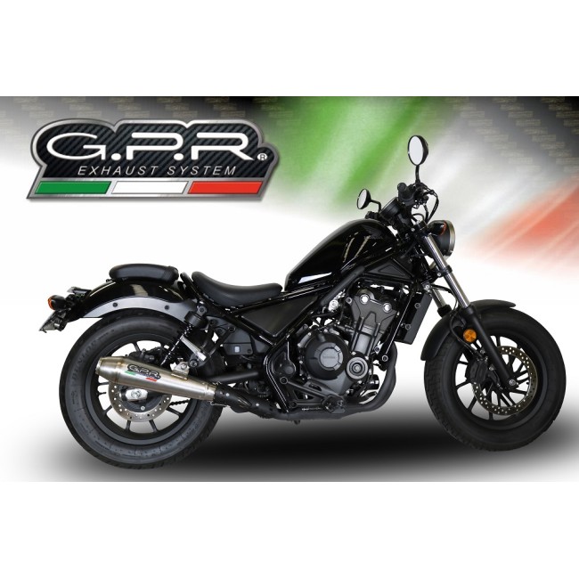 ESCAPE GPR Honda Cmx 500 Rebel 2018/20 e4 homologado y ESCAPE GPR Honda Cmx 500 Rebel 2018/20 e4 homologado y