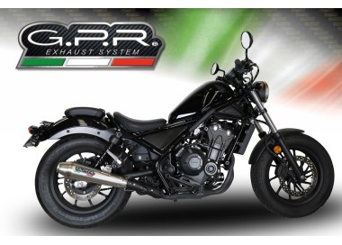 ESCAPE GPR  Honda Cmx 500 Rebel 2018/20 e4  homologado y