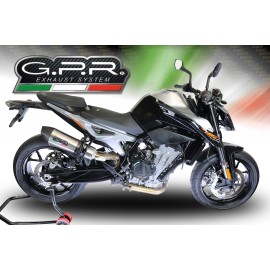 ESCAPE GPR  Ktm Duke 790 2017/20 e4  homologado y tubo d