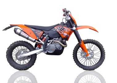 ESCAPE GPR  Ktm Excr 2007/11  homologado y tubo de conex