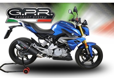 ESCAPE GPR BMW G 310 R 2017/20 e4 FURORE EVO4 NERO HOMCAT