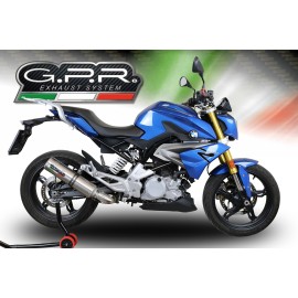 ESCAPE GPR BMW G 310 R 2017/20 e4 M3 TITANIUM NATURAL  HO
