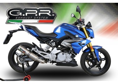 ESCAPE GPR BMW G 310 R 2017/20 e4 M3 TITANIUM NATURAL  HO