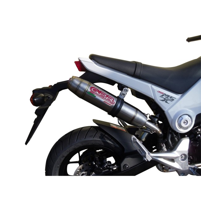 ESCAPE GPR DEEPTONE INOX HONDA MSX - GROM 125 2013/14